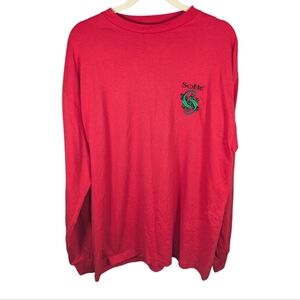 Vintage Y2K Sobe Lizard Drink Energy Drink Long Sleeve Men's Shirt Size XL